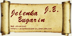 Jelenka Bugarin vizit kartica